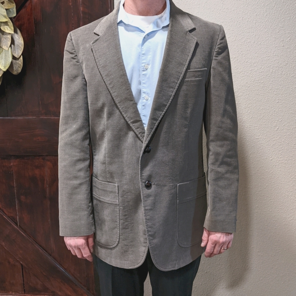 Vintage men's corduroy dress jacket